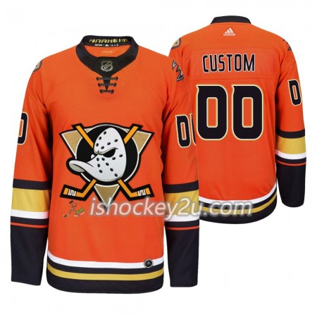 Mænd NHL Anaheim Ducks Trøje Tilpasset Adidas 2019-20 Appelsin Authentic